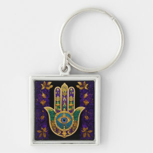 Gold Third Eye Hamsa Sleutelhanger