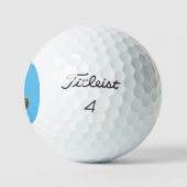 Gold Thor Hammer bleu Titleist Pro balles de golf (Logo)