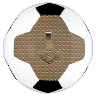 Gold Thor Hammer Gold Indent balle de football