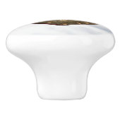 Gold Thor Hammer keramische knop (Zijkant)