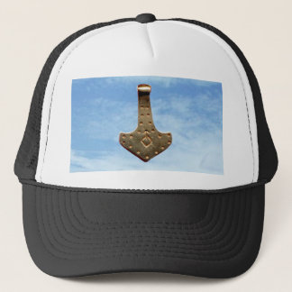 Gold Thor Hammer nuages noir et blanc casquette