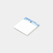 Gold Thor Hammer wolken witte notitie pads Post-it® Notes (Schuin)