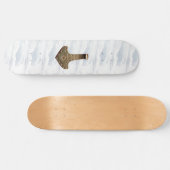 "Gold Thor's Hammer wolds skateboard" Skateboard (Horizontaal)