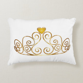 Gold Tiara Accent Pillow Kussen