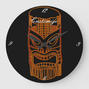 Gold Tiki Sculpture Thunder_Cove Grote Klok