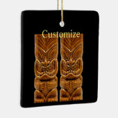 Gold Tiki Sculpture Thunder_Cove Keramisch Ornament (Rechts)