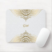 Gold tone mandala-ontwerp muismat (Met muis)