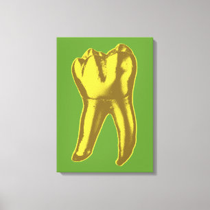 Gold Tooth Canvas Afdruk