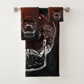 Gold Tooth Skull-set - Schroefkunst Bad Handdoek (Insitu)