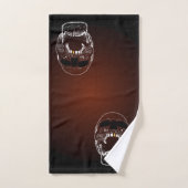 Gold Tooth Skull-set - Schroefkunst Bad Handdoek (Handdoek)