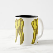 Gold Tooth Tweekleurige Koffiemok (Voorkant rechts)