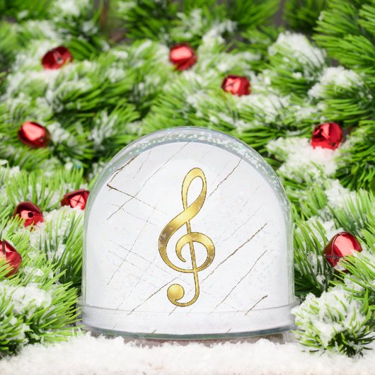 Gold Treble Clef Marble Home Decor (Noël)