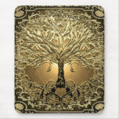 Gold Tree of Life Ancient Rustic Muismat (Voorkant)