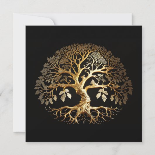 Gold Tree of Life Kaart (Voorkant)