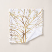 Gold Tree Silhouette (Gant de toilette)