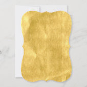 Gold Trente et Flirty 30e anniversaire Invitation  (Dos)