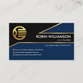 Gold Triangle Border Lijst CEO Founder Visitekaartje