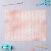 Gold Tridents on Pink Decoupage Tissuepapier (Craft)