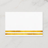 Gold Trim-lijnen Visitekaartje (Achterkant)