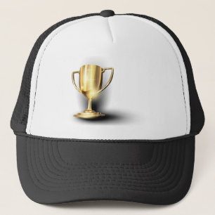 Gold Trophy Trucker Pet