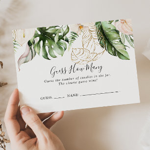 Gold Tropical Foliage bewijst hoeveel gamekaart Visitekaartje