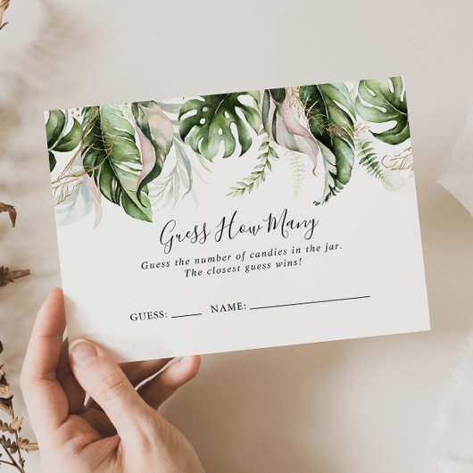 Gold Tropical Green Devine Combien De Carte De Jeu