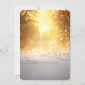 Gold Truck Christmas Tree Holiday Party Invitation (Dos)