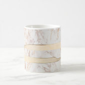 Gold Tweezers op Mok met roze marmer (Center)