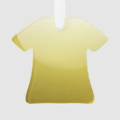 Gold Ugly Sweater Shirt 1st Place Ornament (achterkant)