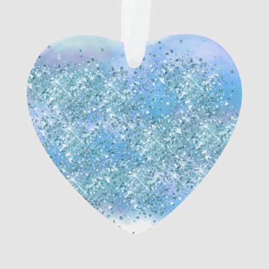 Gold Unicorn Étincelle violette Aqua rose Nom de l (dos)