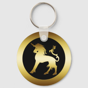 GOLD UNICORN SLEUTELHANGER