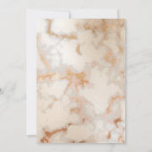 *~* Gold Vein Marble Artistic AR2 Wedding Kaart (Achterkant)