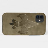 Gold Velvet Saints Fleur De Lis Case-Mate iPhone Case (Achterkant (horizontaal))