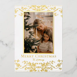 Gold Vines Een grote foto Folie vakantie Kaart