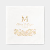 Gold Vintage Ornate Classic Monogram Wedding (Recto)
