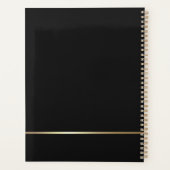 Gold Violin Elegant Music 2026 Annuel Planner (Dos)