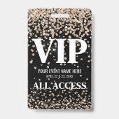 Gold VIP-evenement Badge (Voorkant)