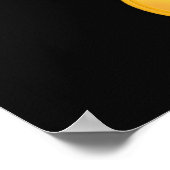 Gold Vraag Mark-Poster Poster (Hoek)