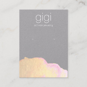 Gold Waterverf Abstracte verhuurder Visitekaartje