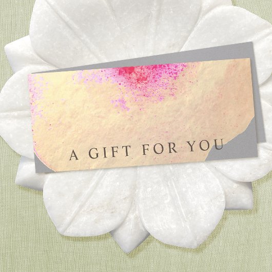 Gold Waterverf Large Florence Art Cadeaubon