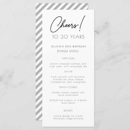 Gold Waterverf per jaar Kaart van het Birthday Par (Voorkant / Achterkant)