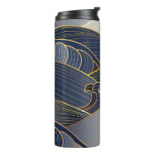 Gold Wave Lines, Abstract . Thermosbeker (Gedraaid links)