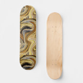 Gold Wave Skateboard (Voorkant)