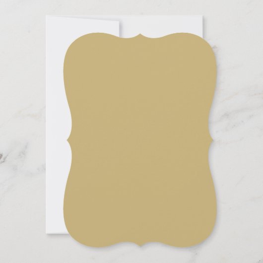 Gold We Do Script Beach Invitation de mariage (Dos)