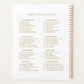Gold Wedding Checklist Planner (Achterkant)