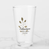 Gold Wedding Favor Glas (Voorkant)