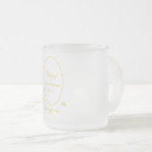 Gold Wedding Matglas Koffiemok (Voorkant rechts)