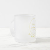 Gold Wedding Matglas Koffiemok (Voorkant links)