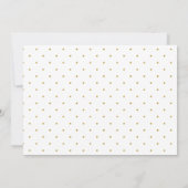 Gold Whimsical Border and Script Afstuderen Kaart (Achterkant)
