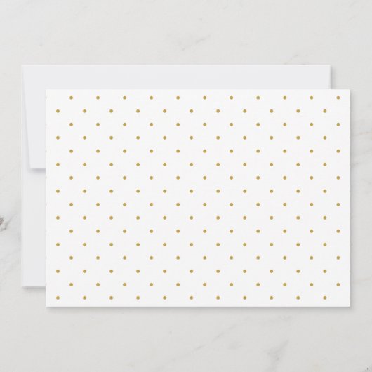 Gold Whimsical Border and Script Afstuderen Kaart (Achterkant)